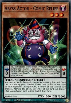 Abyss Actor - Comic Relief (LDS2-EN061) - Legendary Duelists: Season 2 1st Edition