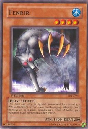 Fenrir (IOC-020) - Invasion of Chaos 1st Edition