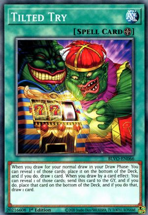 Tilted Try (BLVO-EN066) - Blazing Vortex 1st Edition