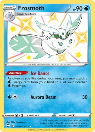 Frosmoth SV034/122 - Shiny Vault Holofoil