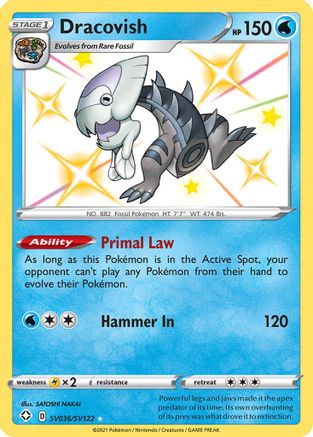Dracovish SV036/122 - Shiny Vault Holofoil