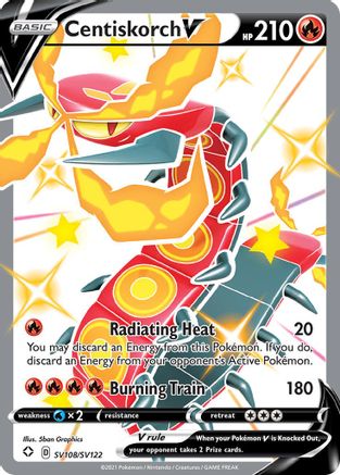 Centiskorch V SV108/122 - Shining Fates Shiny Vault Holofoil
