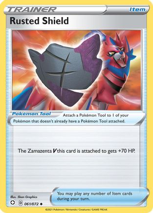 Rusted Shield 61/72 - Shining Fates Reverse Holofoil