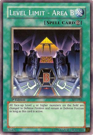 Level Limit - Area B (AST-092) - Ancient Sanctuary Unlimited