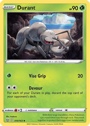 Durant 10/163 - SWSH05 Battle Styles Reverse Holofoil
