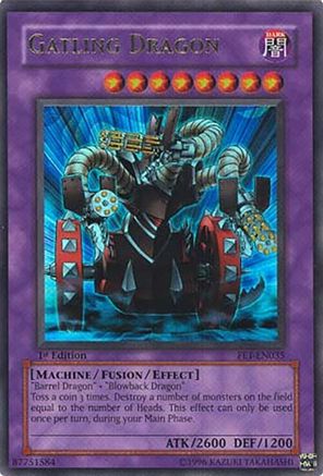Gatling Dragon (FET-EN035) - Flaming Eternity 1st Edition