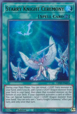 Starry Knight Ceremony (GFTP-EN033) - Ghosts From the Past 1st Edition