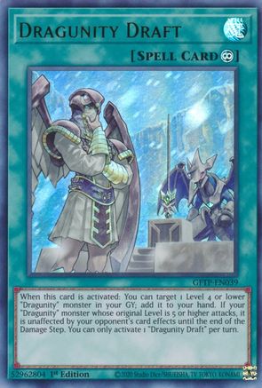 Dragunity Draft (GFTP-EN039) - Ghosts From the Past 1st Edition