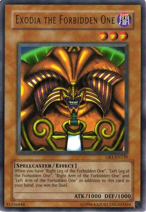 Exodia the Forbidden One (DB1-EN139) - Dark Beginning 1 Unlimited
