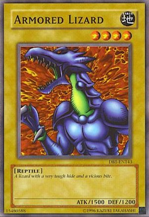 Armored Lizard (DB1-EN143) - Dark Beginning 1 Unlimited