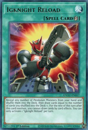 Igknight Reload (ANGU-EN057) - Ancient Guardians 1st Edition