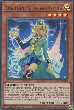 Amazement Attendant Comica - LIOV-EN008 - Lightning Overdrive 1st Edition