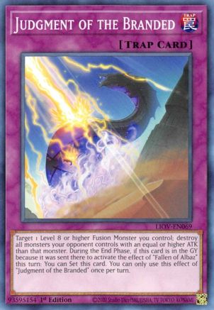Judgment of the Branded (LIOV-EN069) - Lightning Overdrive 1st Edition
