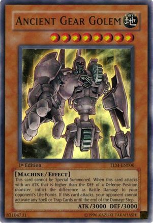 Ancient Gear Golem - TLM-EN006 - The Lost Millennium 1st Edition