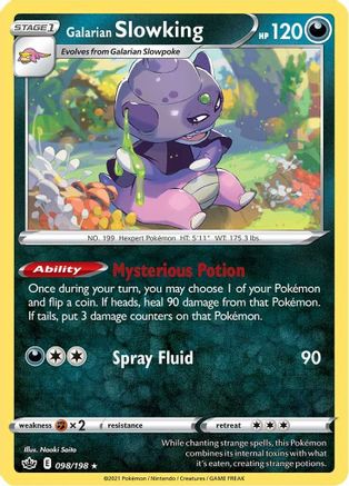 Galarian Slowking 98/198 - Chilling Reign Reverse Holofoil