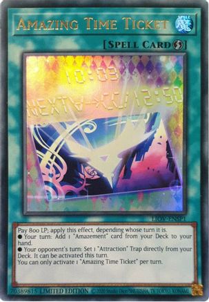 Amazing Time Ticket - LIOV-ENSP1 - Lightning Overdrive Limited