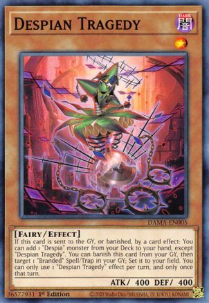 Despian Tragedy (DAMA-EN005) - Dawn of Majesty 1st Edition