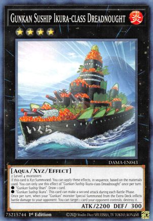 Gunkan Suship Ikura-class Dreadnought (DAMA-EN043) - Dawn of Majesty 1st Edition