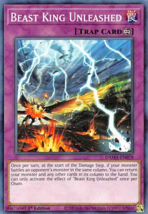 Beast King Unleashed (DAMA-EN078) - Dawn of Majesty 1st Edition