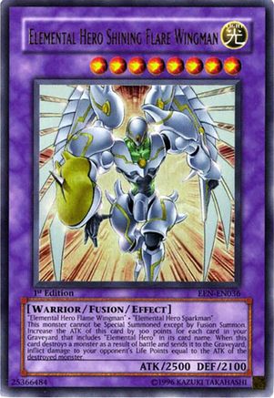 Elemental HERO Shining Flare Wingman (EEN-EN036) - Elemental Energy Unlimited