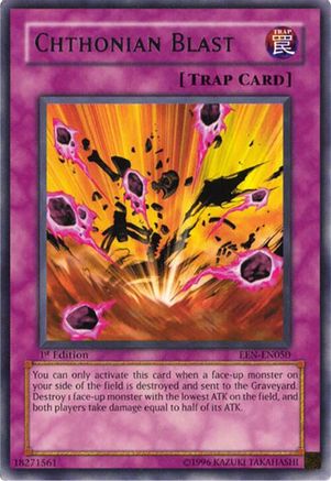 Chthonian Blast (EEN-EN050) - Elemental Energy Unlimited