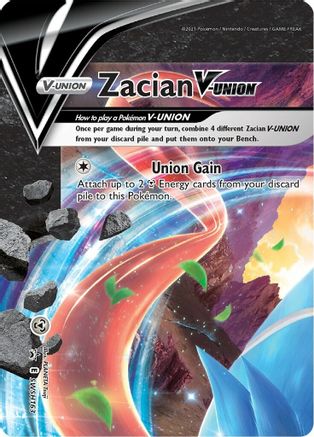 Zacian V-UNION - SWSH163 SWSH163/307 - SWSH Sword & Shield Promo Cards Holofoil