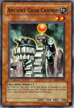 Ancient Gear Cannon - SOI-EN009 - Shadow of Infinity Unlimited