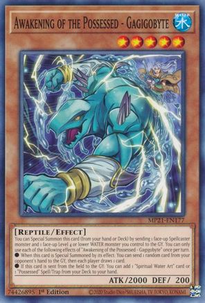 Awakening of the Possessed - Gagigobyte (MP21-EN177) - 2021 Tin of Ancient Battles 1st Edition