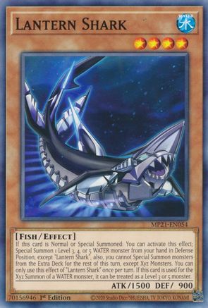 Lantern Shark (MP21-EN054) - 2021 Tin of Ancient Battles 1st Edition