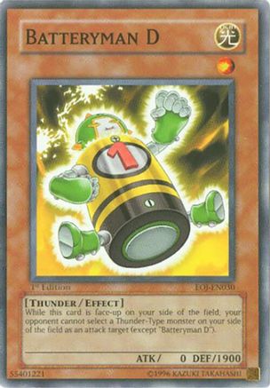 Batteryman D (EOJ-EN030) - Enemy of Justice 1st Edition