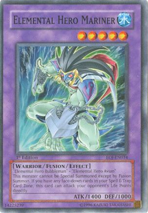 Elemental Hero Mariner (EOJ-EN034) - Enemy of Justice Unlimited