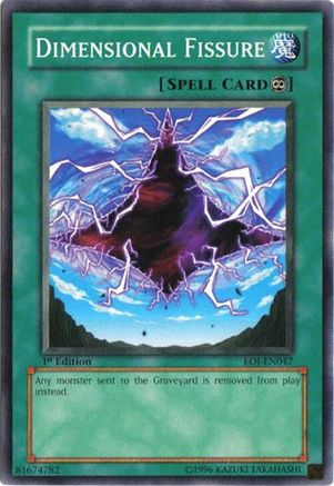 Dimensional Fissure (EOJ-EN047) - Enemy of Justice Unlimited