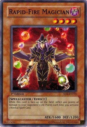 Rapid-Fire Magician (SD6-EN016) - Structure Deck: Spellcaster's Judgment Unlimited