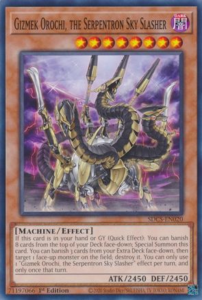 Gizmek Orochi, the Serpentron Sky Slasher - SDCS-EN020 - Structure Deck: Cyber Strike Unlimited
