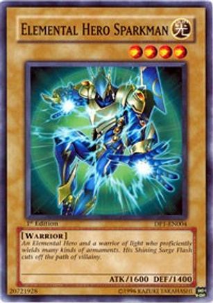 Elemental Hero Sparkman (DP1-EN004) - Duelist Pack 1: Jaden Yuki 1st Edition
