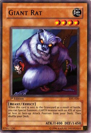 Giant Rat - SYE-020 - Starter Deck: Yugi Evolution Unlimited