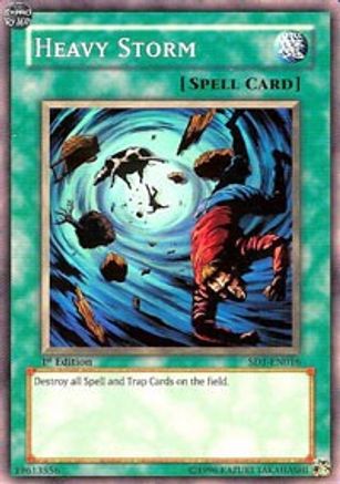 Heavy Storm (SD1-EN016) - Structure Deck: Dragon's Roar 1st Edition