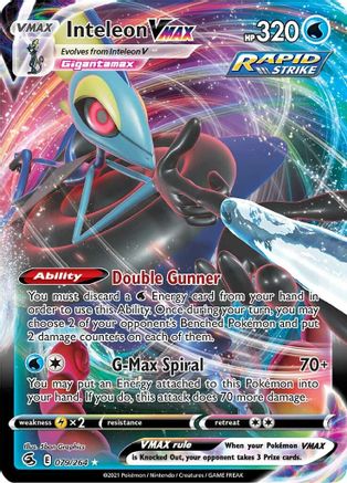 Inteleon VMAX 79/264 - Fusion Strike Holofoil
