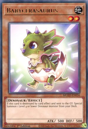 Babycerasaurus (MGED-EN056) - Maximum Gold: El Dorado 1st Edition