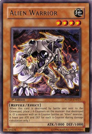 Alien Warrior (POTD-EN027) - Power of the Duelist Unlimited