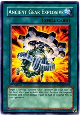 Ancient Gear Explosive - SD10-EN019 - Structure Deck: Machine Re-Volt 1st Edition