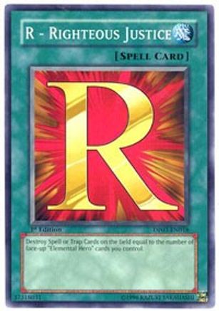 R - Righteous Justice (DP03-EN018) - Duelist Pack 3: Jaden Yuki 2 1st Edition