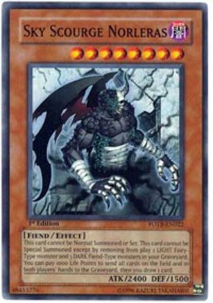Sky Scourge Norleras (FOTB-EN022) - Force of the Breaker 1st Edition