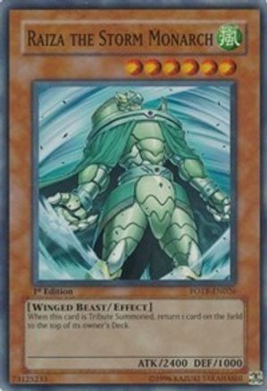 Raiza the Storm Monarch (FOTB-EN026) - Force of the Breaker 1st Edition