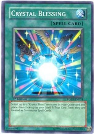 Crystal Blessing (FOTB-EN034) - Force of the Breaker Unlimited