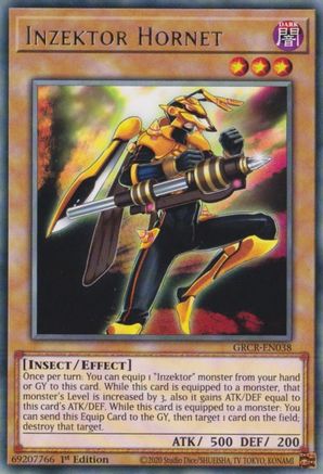 Inzektor Hornet (GRCR-EN038) - The Grand Creators 1st Edition