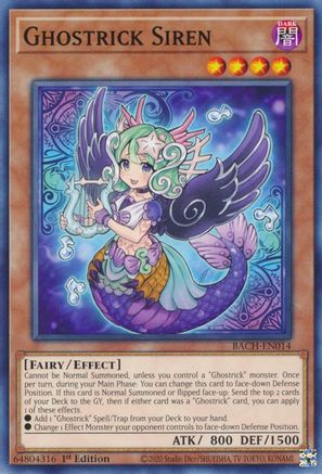 Ghostrick Siren - BACH-EN014 - Battle of Chaos 1st Edition