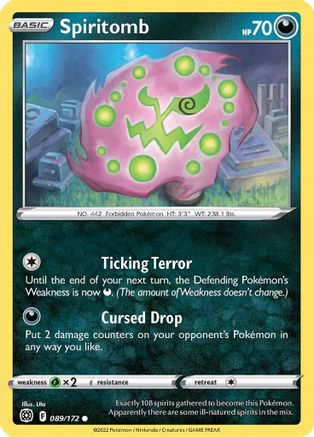 Spiritomb 89/172 - SWSH09 Brilliant Stars