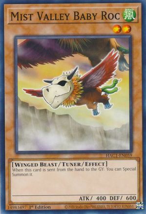 Mist Valley Baby Roc - HAC1-EN059 - Hidden Arsenal: Chapter 1 1st Edition