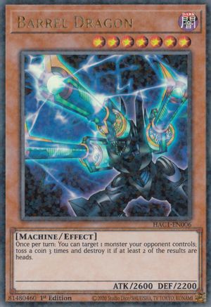 Barrel Dragon (Duel Terminal) (HAC1-EN006) - Hidden Arsenal: Chapter 1 1st Edition